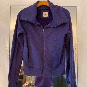 Purple Zip Up Jacket - Size: Medium
